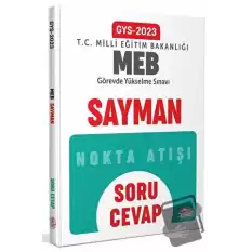 Milli Eğitim Bakanlığı Sayman GYS Soru - Cevap