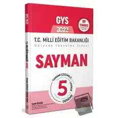 Milli Eğitim Bakanlığı Sayman Tamamı Çözümlü GYS 5 Deneme Sınavı