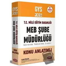 Milli Eğitim Bakanlığı Şube Müdürlüğü GYS Hazırlık Kitabı