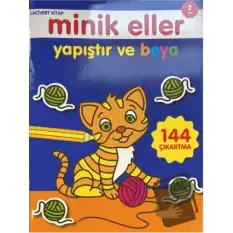 Minik Eller Yapıştır Ve Boya - Lacivert Kitap