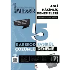 Müessir Adli Hakimlik Denemeleri- 2024 Karekod Cözümlü