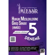 Müessir Hukuk Mesleklerine Giriş Sınavı (HMGS) 5 Deneme Karekod Çözümlü