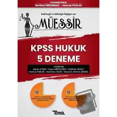 Müessir KPSS Hukuk 5 Deneme