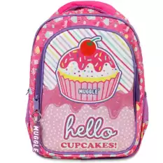 Muggle Okul Çantası Cup Cake Pembe Mu-7051