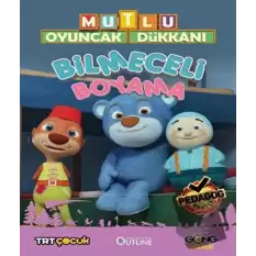 Mutlu Oyuncak Dükkanı - Bilmeceli Boyama Kitabı