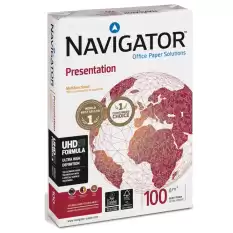 Navigator Gramajlı Kağıt Laser-Copy-Inkjet Presentation 500 Lü A3 100 Gr Beyaz