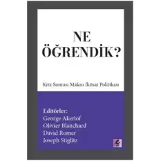 Ne Öğrendik?