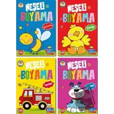 Neşeli Boyama - 4 Kitap Takım