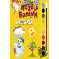 Neşeli Boyama - Mevsimler (Ciltli)