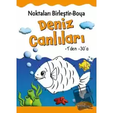 Noktaları Birleştir-Boya Deniz Canlıları-1’den 30’a