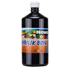 Nova Color Akrilik Boya 1 Kg Siyah Nc-226