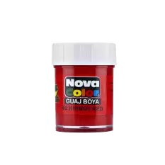 Nova Color Guaj Boya Şişe 12 Li Kırmızı Nc-104 - 12li Paket
