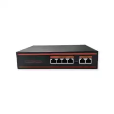 Nova Nd1Pg0421A 4 Port Poe+ 10-100-1000 Mbps 2 Port 10-100-1000 Uplink 1 Port Sfp Switch 78W