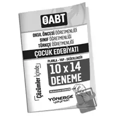 ÖABT Okul Öncesi, Türkçe Öğretmenliği Çocuk Edebiyatı 10x14 Deneme Çözümlü