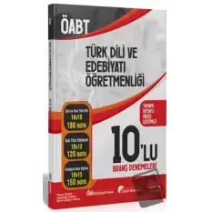 ÖABT Türk Dili ve Edebiyatı 10 Deneme Çözümlü