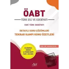 ÖABT Türk Dili ve Edebiyatı Detaylı Soru Çözümleri Tekrar Kampı Konu Özetleri