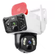 Okam O-Kam-3041 Wifi Ptz 6Mp 3 Lens+Siren Kamera