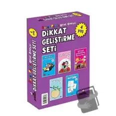 Okul Öncesi 4 Yaş Dikkat Geliştirme Seti (5 Kitap)