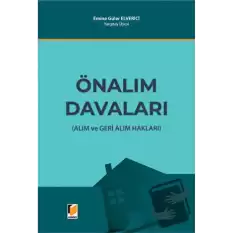 Önalım Davaları (Ciltli)