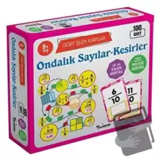 Ondalık Sayılar - Kesirler 9 Yaş Dört İşlem Kartlar