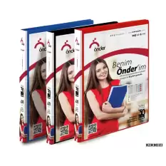 Önder Katalog (Sunum) Dosyası Pp Ön Cepli 30 Lu Siyah 1230-3