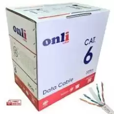 Onli Er-6002 U-Utp 23 Awg Cca Cu 305 Metre Cat6 Kablo