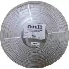 Onli On-2201 2+1 1X0,22 Mini Coax 2X0,22Mm 250 Metre Cca Kamera Kablosu