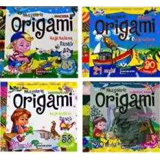 Origami Çocuklar İçin (4 Kitap Takım)