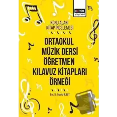 Ortaokul Müzik Dersi Öğretmen Kılavuz Kitapları Örneği