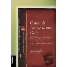 Osmanlı Anayasasına Dair