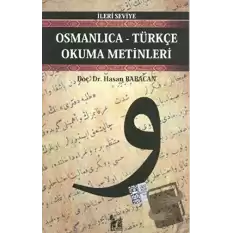 Osmanlıca-Türkçe Okuma Metinleri - İleri Seviye-10