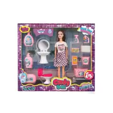 Oydaş Cindy Doll Lavabo Ve Temizlik Setli Bebek