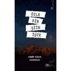 Öyle Bir Şiir İşte