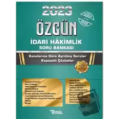 Özgün İdari Hakimlik Soru Bankası