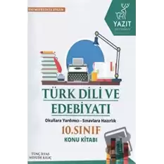 Palme 10. Sınıf Türk Dili ve Edebiyatı Konu Kitabı