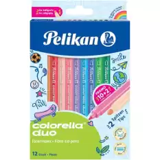 Pelikan Keçeli Kalem Colorella 2 Li Uç 12 Li Kutu