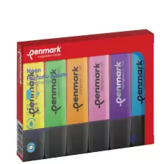 Penmark Fosforlu Kalem 6 Lı Karışık Renk Neon