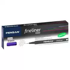 Pensan Fineliner Keçe Uç Kalem Gri 6500 - 10lu Paket