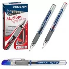 Pensan Roller Kalem My-Sign Jel Bilye Uçlu İmza Kalemi 1.0 Mm Mavi 6030 - 12li Paket