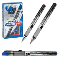 Pensan Roller Kalem Nano Gel Jel Bilye Uçlu 0.7 Mm Siyah - 12li Paket