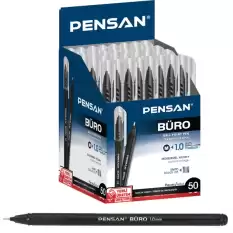 Pensan Tükenmez Kalem Büro 1.0 Mm Siyah 50 Li 2270 - 50li Paket