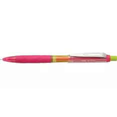 Pentel Versatil Kalem Metal Klipsli Büyük Boy Silgili Q-Erase 0.5 Mm Pembe