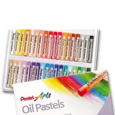 Pentel Yağlı Pastel 36 Renk Phn36