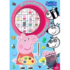 Peppa Pig Eğlenceye Açılan Pencere Çıkartmalı Boyama Kitabı