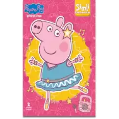 Peppa Pig Simli Çıkartmalı Boyama