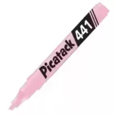 Picatack Fosforlu Kalem Pastel Pembe 441 - 10lu Paket