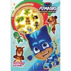 Pjmasks Power Heroes - Star Simli Çıkartmalı Boyama Kitabı