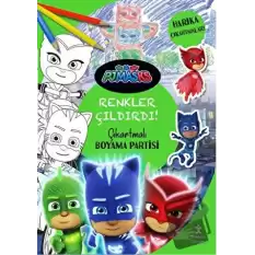 Pjmasks - Renkler Çıldırdı! Çıkartmalı Boyama Partisi