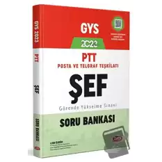 Posta ve Telgraf Teşkilatı PTT GYS Şef Soru Bankası