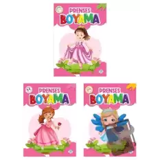 Prenses Boyama Kitabı (3 Kitap)